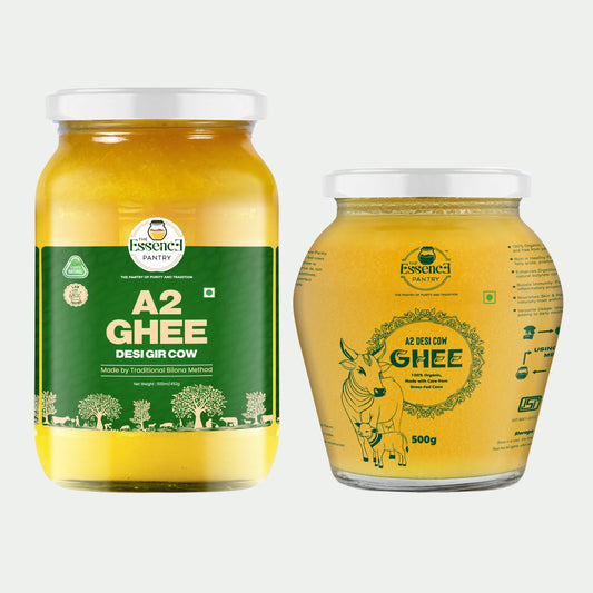 Gir Ghee 500g + Desi Cow Ghee 500g Combo