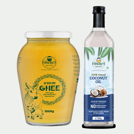 A2 Ghee (1000g) & Coconut Oil Duo