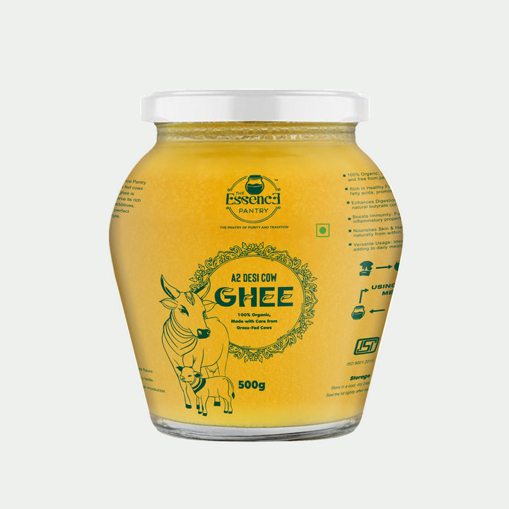 A2 Desi Cow Ghee 500g product packaging
