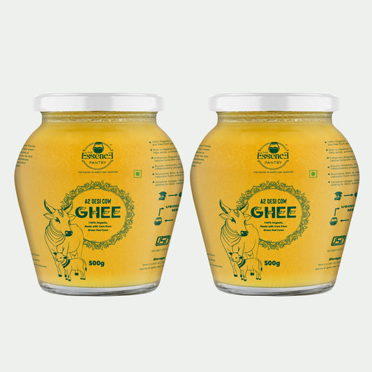 A2 Desi Cow Ghee 500ml – Pack of 2