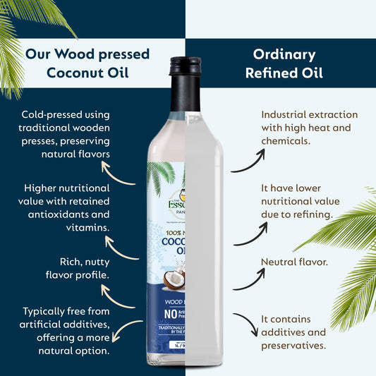 The Essence Pantry Virgin Coconut Oil – 1000ml & 500ml Glass | 1000ml PET with Dispenser