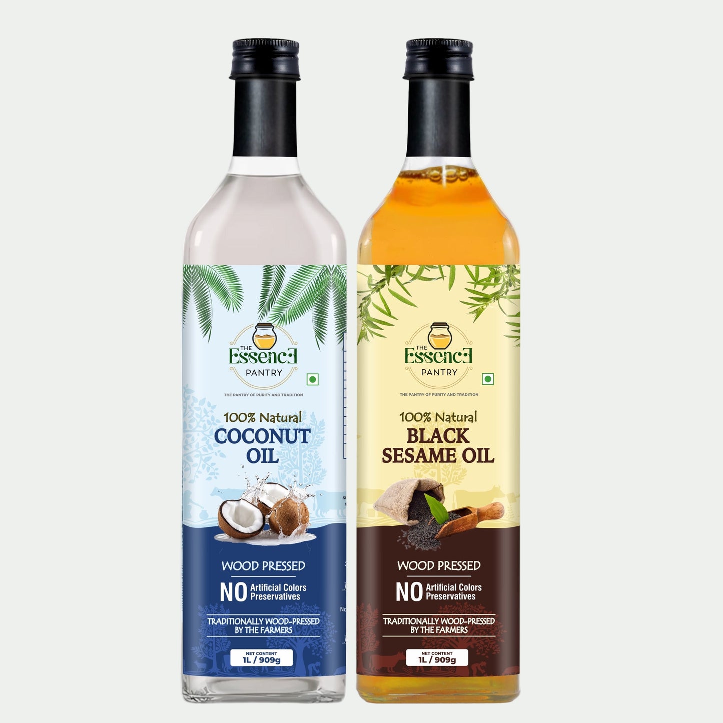 Coconut & Black Sesame Oil Combo