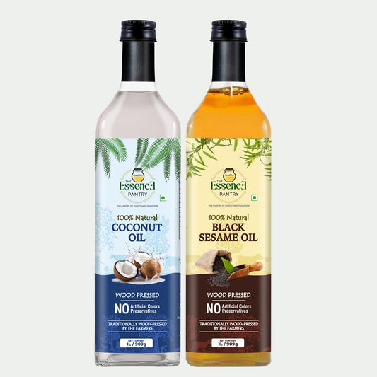 Coconut & Black Sesame Oil Combo