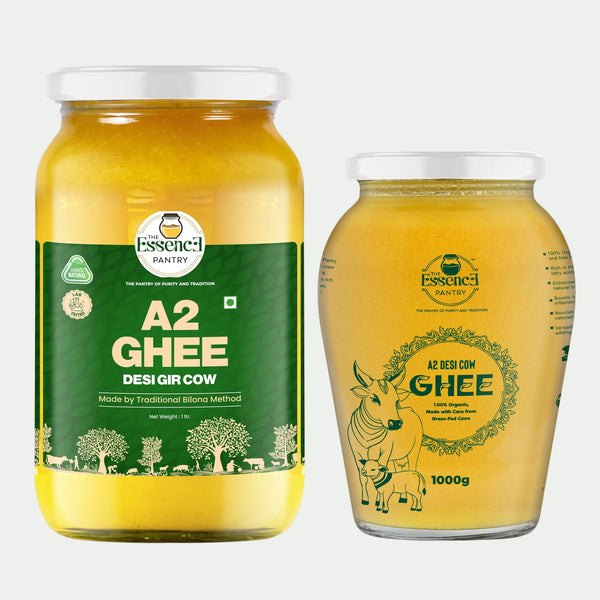 Gir Ghee 1000g + Desi Cow Ghee 1000g Combo