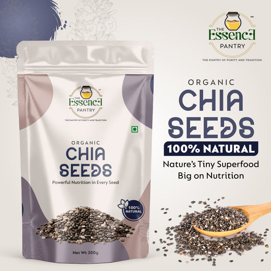 Organic Chia Seeds – 1kg, 500g, 250g | High Fiber & Protein