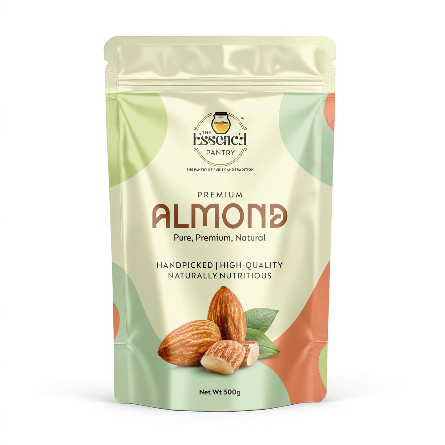 The Essence Pantry Premium Almonds – 1kg, 500g, 250g | Raw & Unprocessed