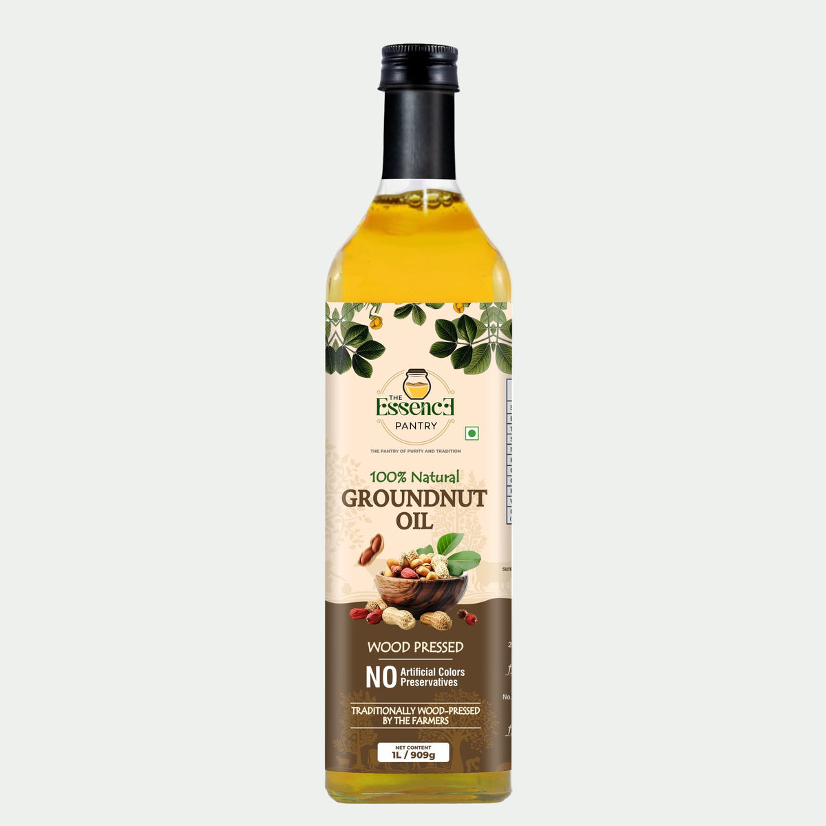 The Essence Pantry Groundnut Oil packaging
