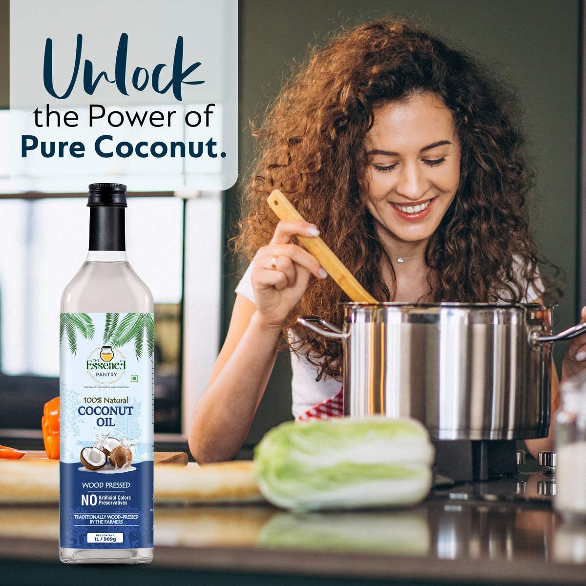 Pure Virgin Coconut Oil by The Essence Pantry