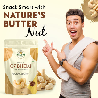 The Essence Pantry Premium Cashew Nuts packaging
